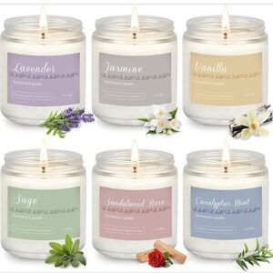 Soy Wax Blend Natural Essential Oil Candle